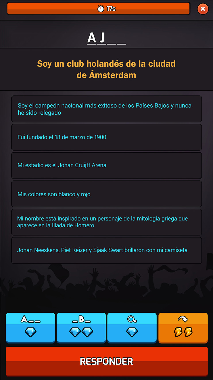 Quizz Challenge Fútbol - juego de preguntas y respuestas sobre fútbol