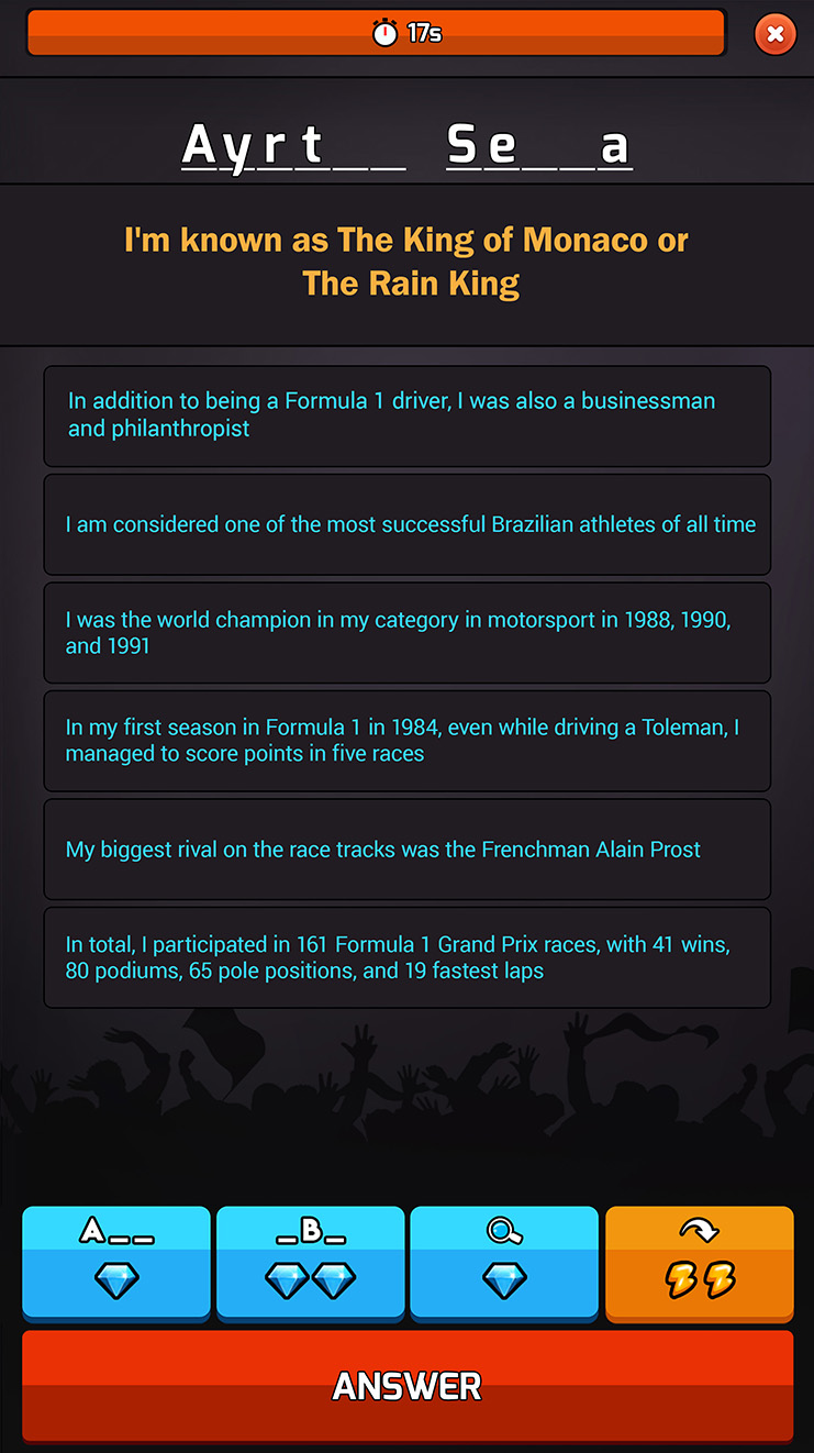 Quizz Challenge Motorsport - motorsport and motorcycle racing trivia game